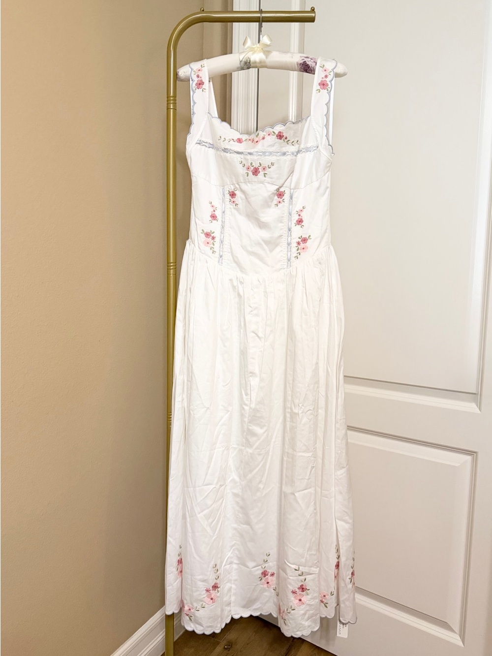 For Love And Lemons Tea Time Midi Dress Size Medium NWT - Picture 6 of 10